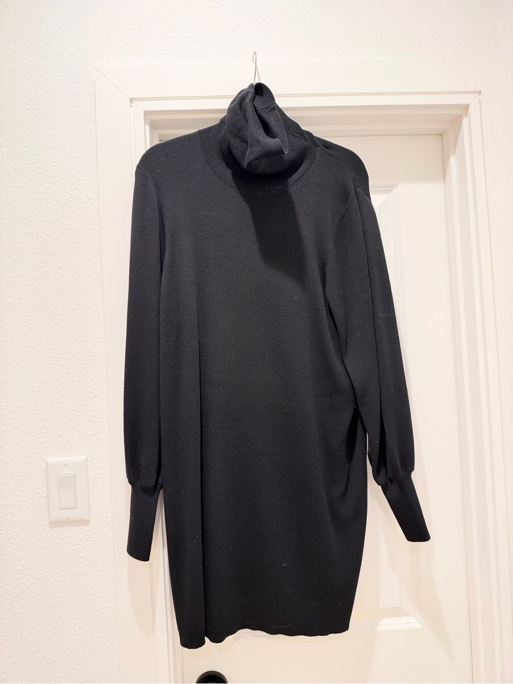 Aritzia Wilfred Rebecca turtleneck dress black L NWT
